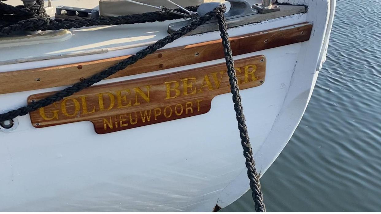 Port Deauville Yacht vintage Buitenkant foto